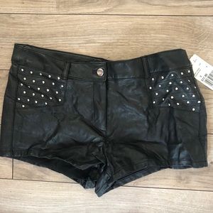 Forever 21 leather shorts